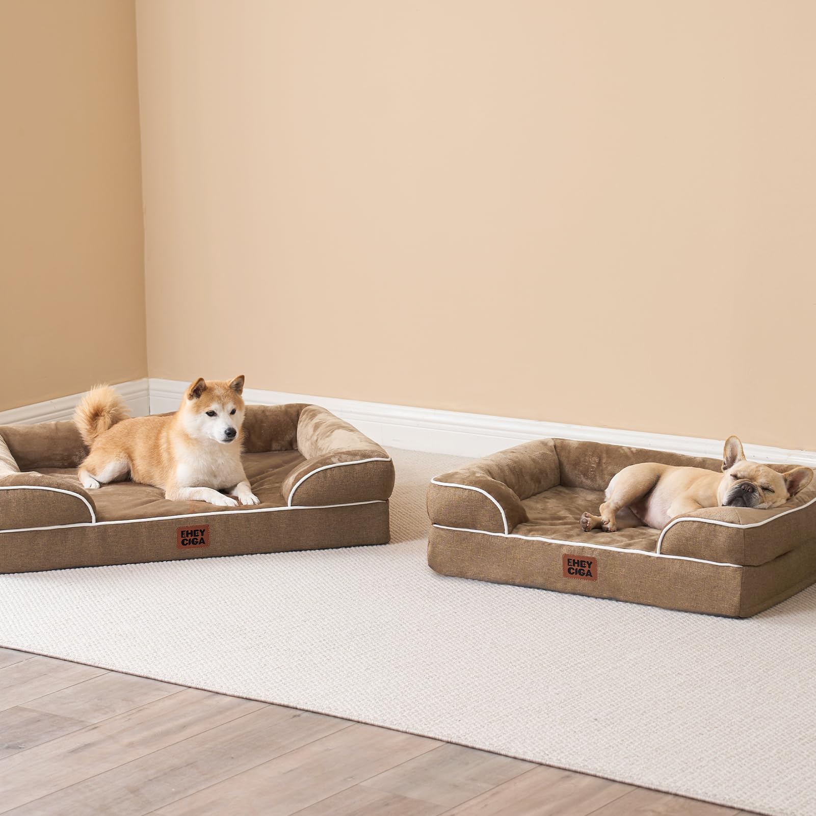 EHEYCIGA dog bed sizes medium large xl for different breeds