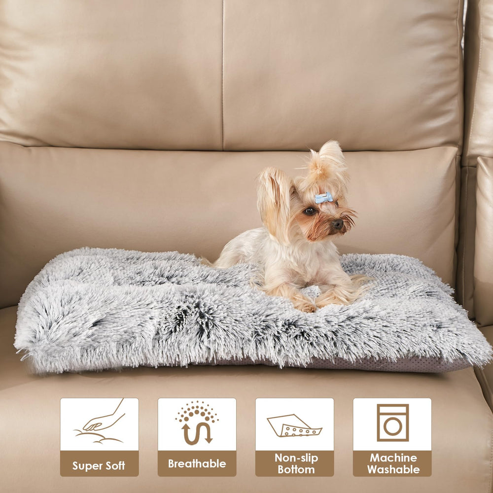 EHEYCIGA dog crate bed setup in indoor crate or car trunk for versatile use