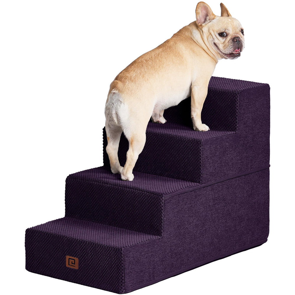 EHEYCIGA dog stairs bed-edge-fit enable easy access for small pets.