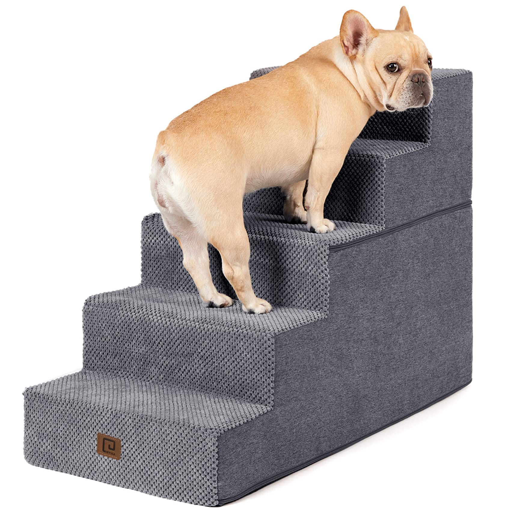 EHEYCIGA dog stairs bed-edge provide safe bed access for pets.