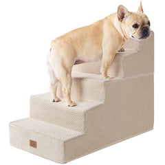 EHEYCIGA dog stairs bed-edge sit against a bed for easy access