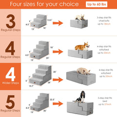 EHEYCIGA folds into a compact bed for small dogs.
