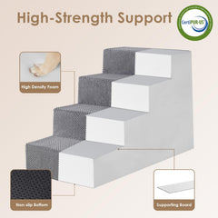 EHEYCIGA dog stairs high-bed 20in suitable for tall beds up to 27 inches