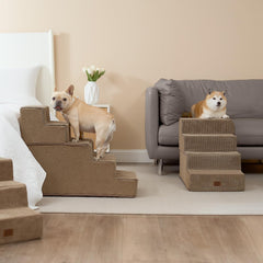 EHEYCIGA dog stairs removable cover for easy machine washing.