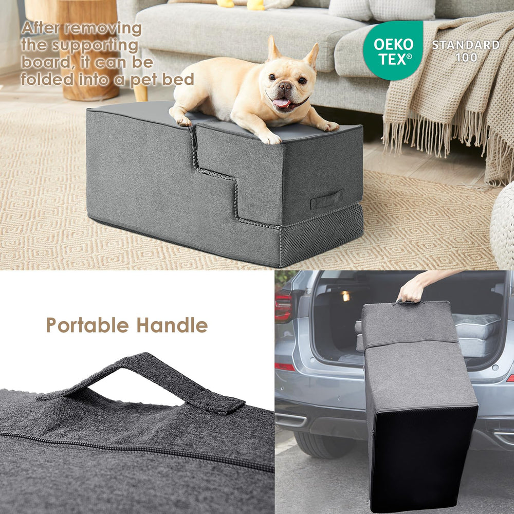 EHEYCIGA dog stairs-removable-cover washable cover for easy cleaning.