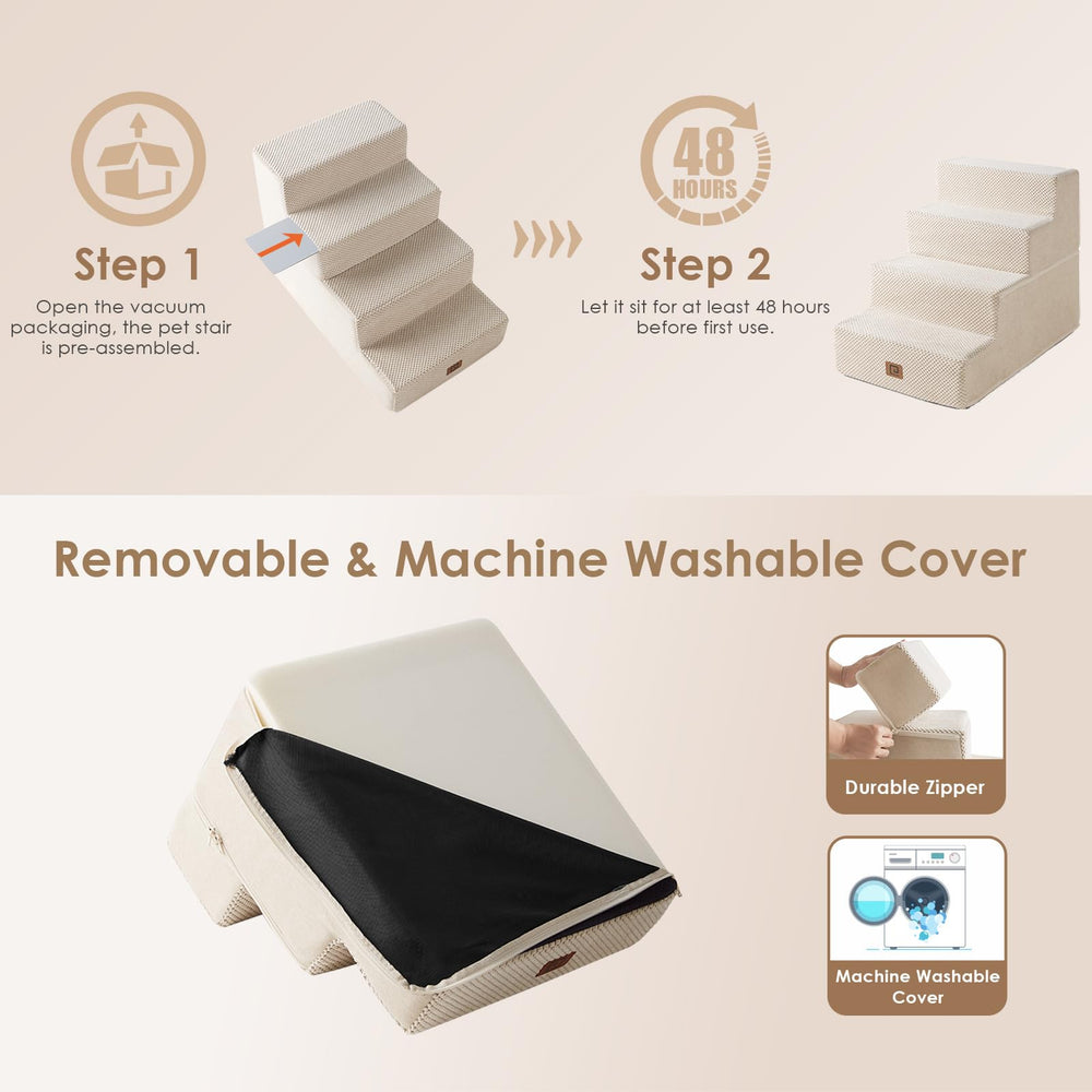 EHEYCIGA removable cover is machine-washable for quick cleaning.