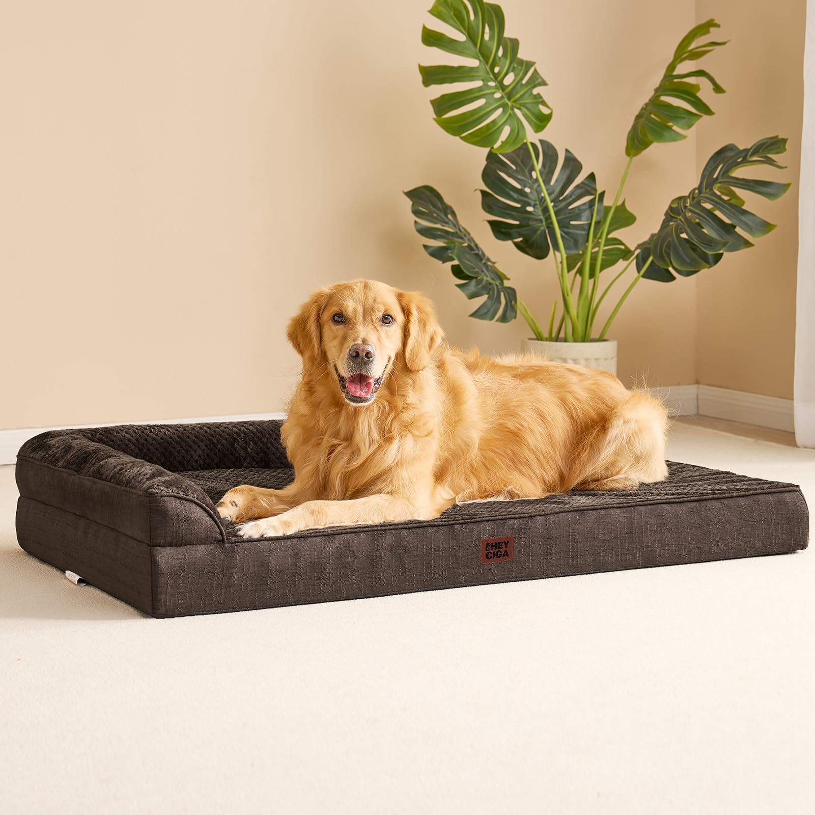 EHEYCIGA durable outer material in brown for long-lasting use