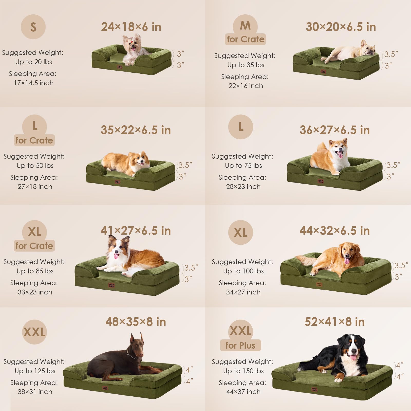 EHEYCIGA egg-crate foam layer provides breathable pressure relief for restful naps.