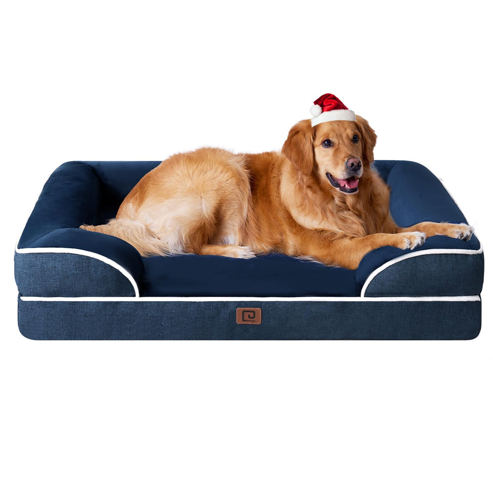 EHEYCIGA egg-crate memory foam bed front view provides even support