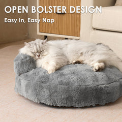 EHEYCIGA close-up of faux rabbit fur texture conveys luxury softness