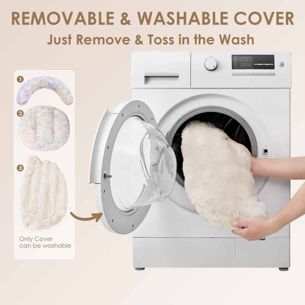EHEYCIGA fluffy-foam-and-fiber core delivers cloud-like support for restful naps