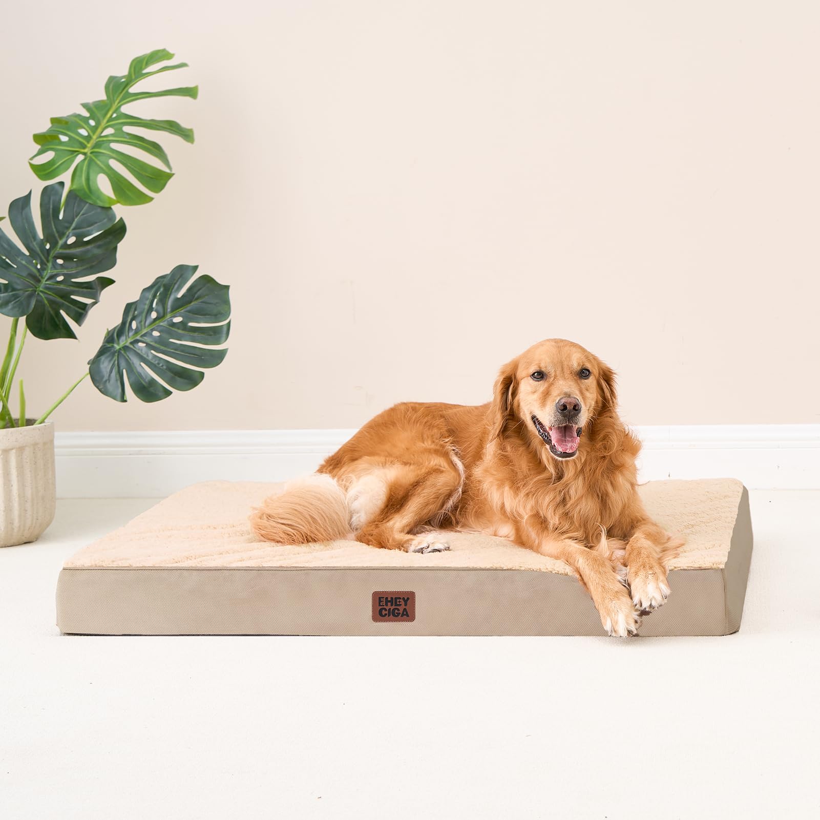 EHEYCIGA 4-inch high-density foam supports muscles and joints.