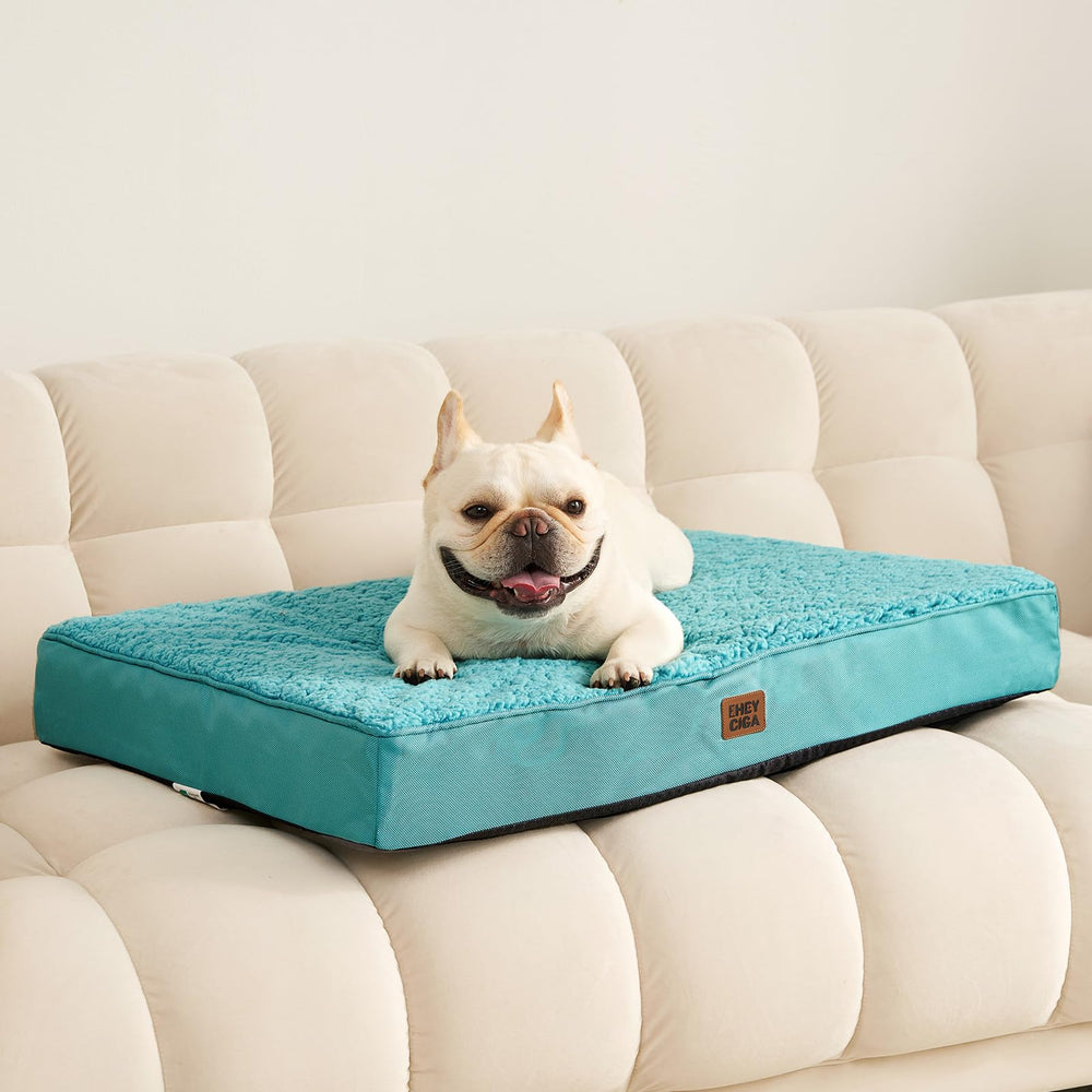 EHEYCIGA foam rebound after unboxing for ready-to-use comfort.