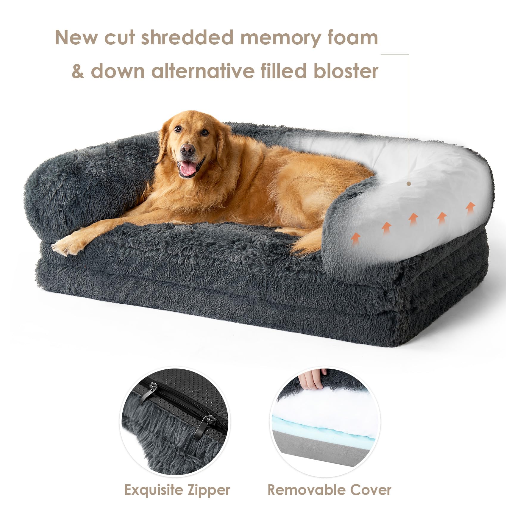EHEYCIGA Faux fur cover delivers soft warmth and breathability