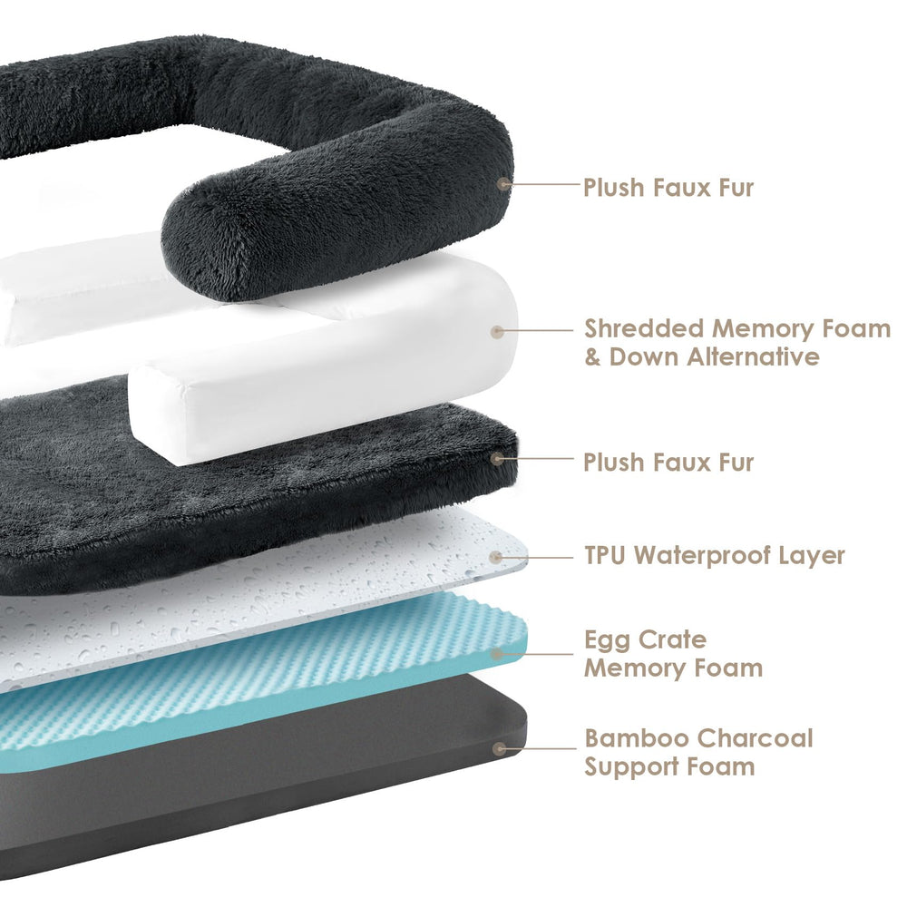 EHEYCIGA Non-slip bottom keeps the bed stable during naps