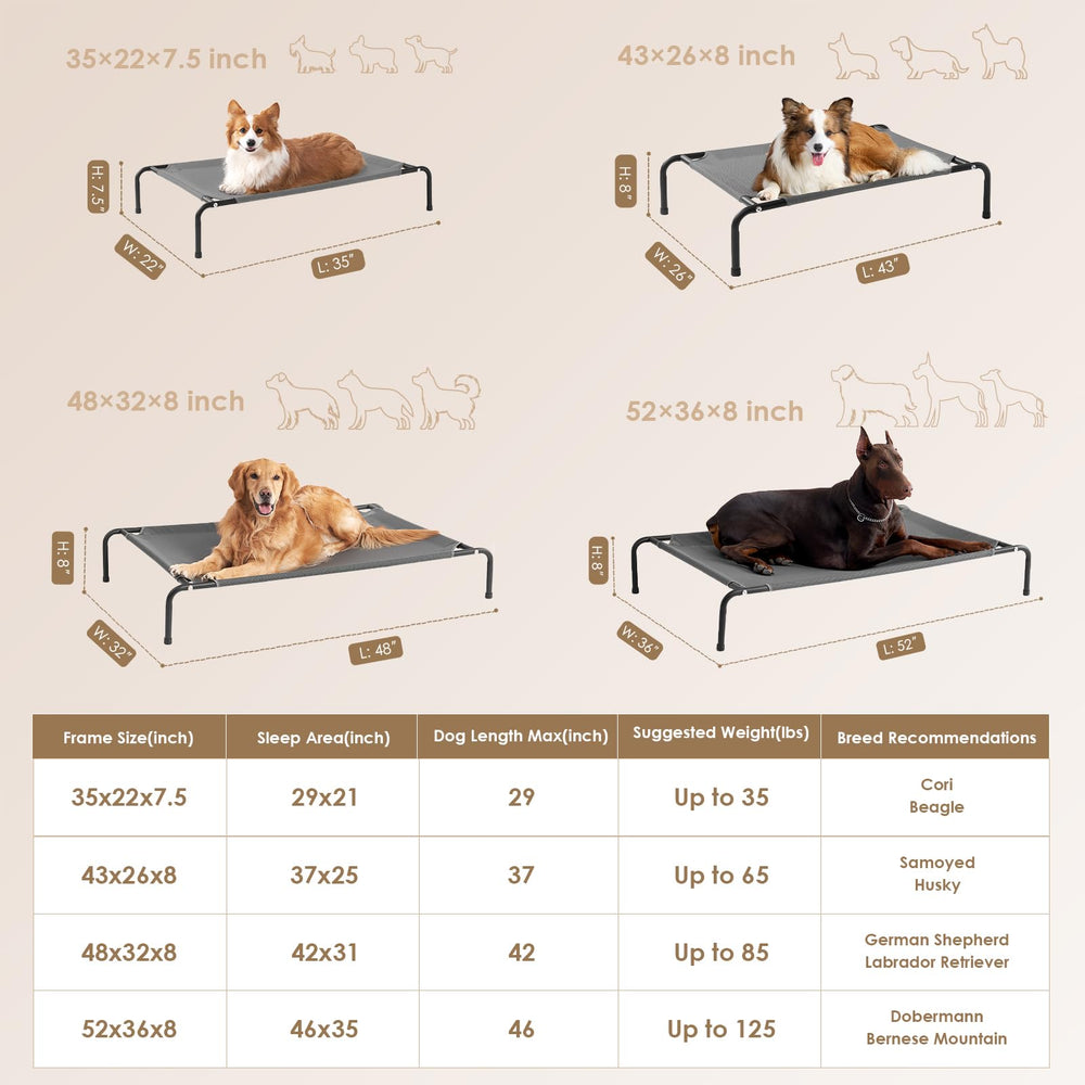 EHEYCIGA heavy-duty-frame-and-mesh-durability highlights strong support for big dogs.