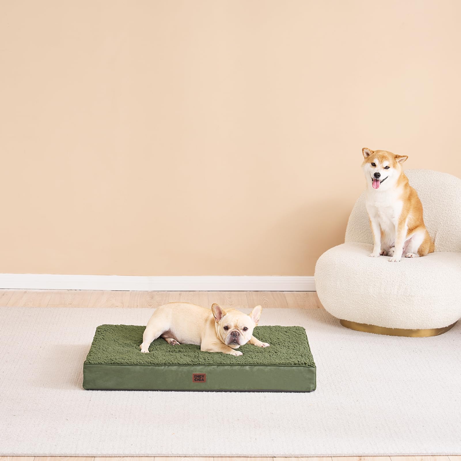 EHEYCIGA high-density-foam-3-5-inch supports pets with stable comfort.