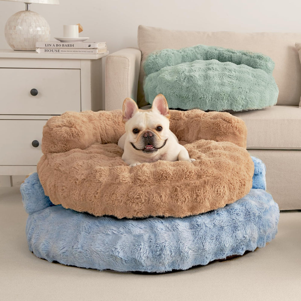 EHEYCIGA large dog bed camel care instructions indicate removable cover washing