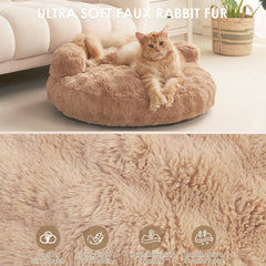 EHEYCIGA large dog bed camel waterproof lining safeguards spills for tidy setups