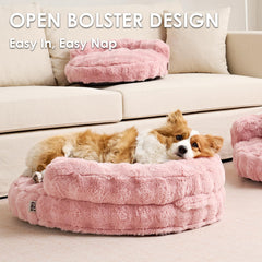 EHEYCIGA large dog bed waterproof lining protects interior from spills.