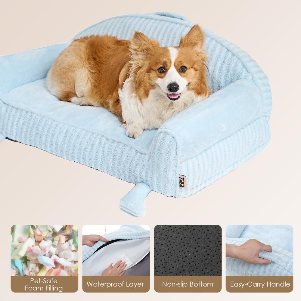 EHEYCIGA memory foam closeup illustrating shredded foam for cushioned support