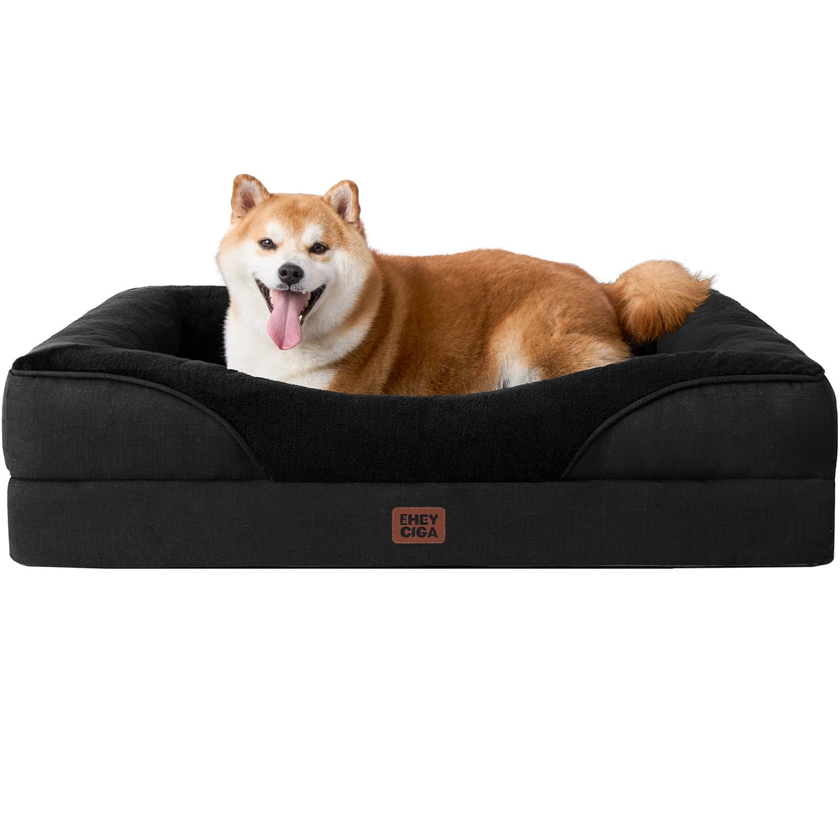 EHEYCIGA memory foam dog bed large provides balanced support for joints