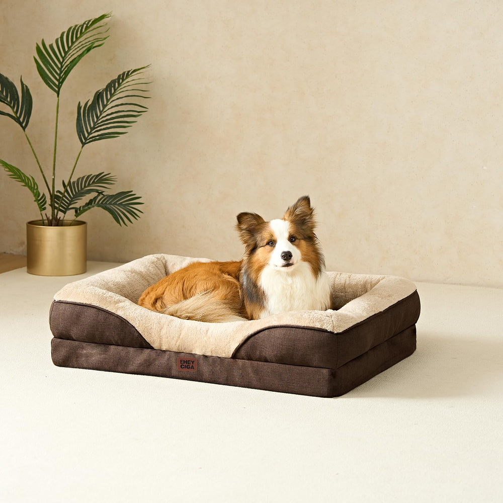 EHEYCIGA Memory Foam XXL Dog Bed dog relaxing comfortably