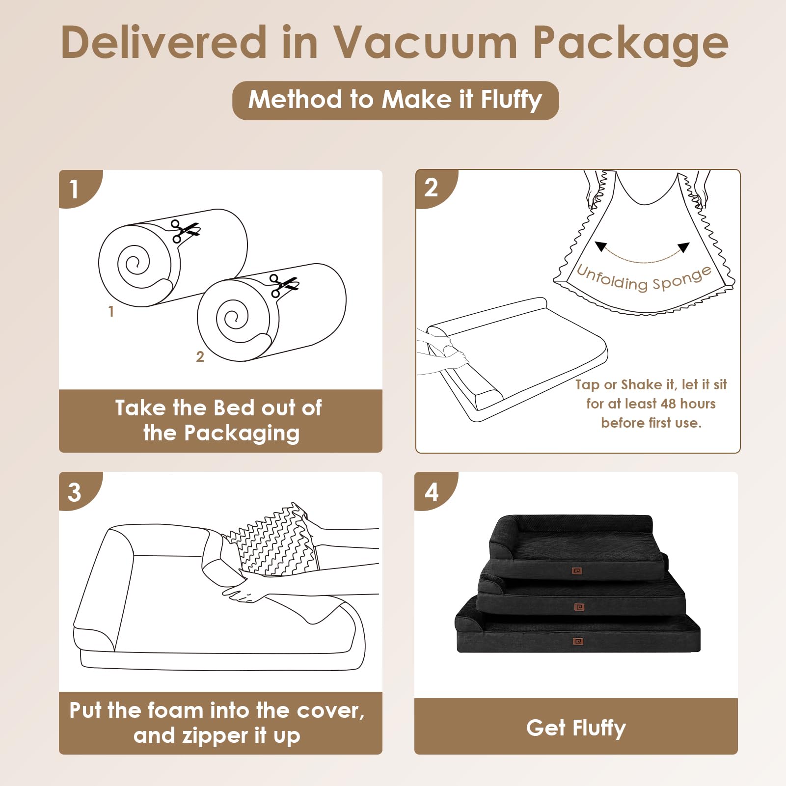EHEYCIGA anti-slip bottom keeps bed in place during movement