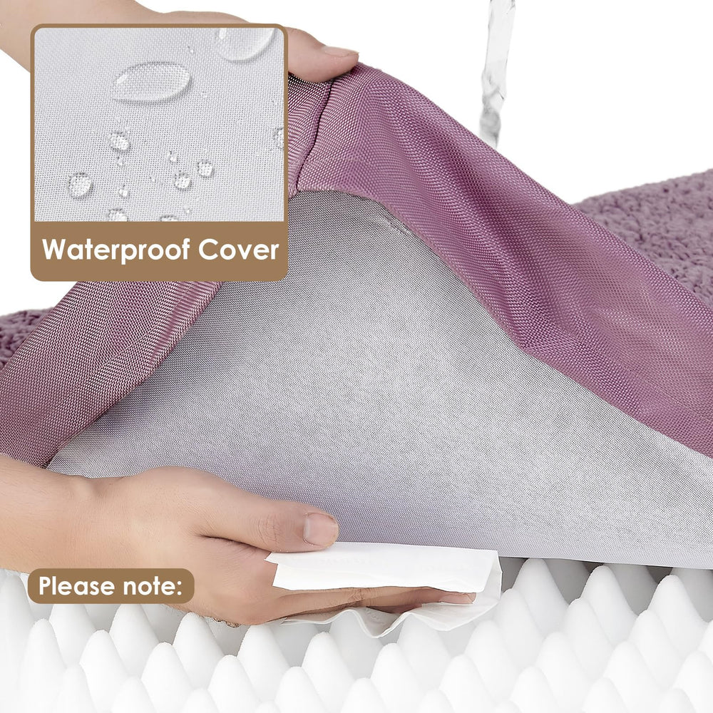 EHEYCIGA non-slip bottom design helps keep the bed in place on slick floors.