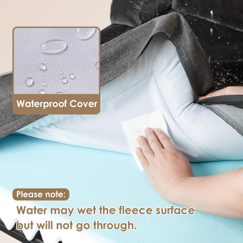 EHEYCIGA bed closed cover highlights removable easy-clean design