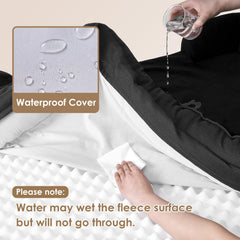 EHEYCIGA orthopedic bed waterproof cover layer helps keep the surface dry after use.