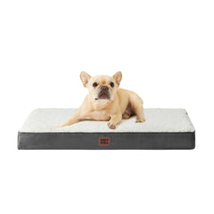 EHEYCIGA orthopedic dog bed with egg-crate foam provides structured joint support.