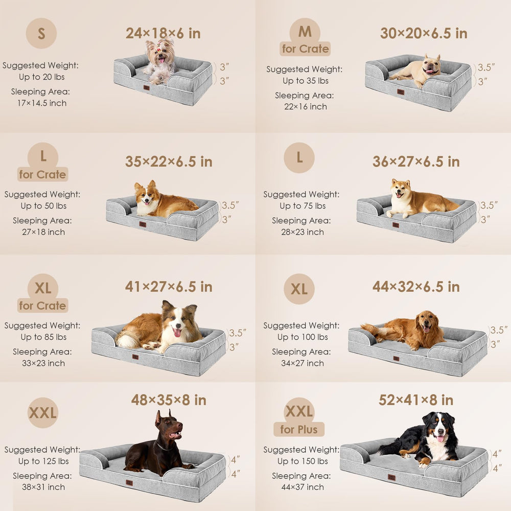 EHEYCIGA orthopedic bed egg crate-foam for even pressure