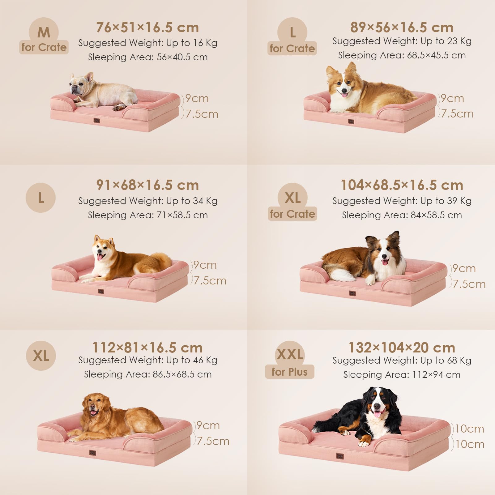 EHEYCIGA egg-crate foam layer delivers even support across the sleeping surface