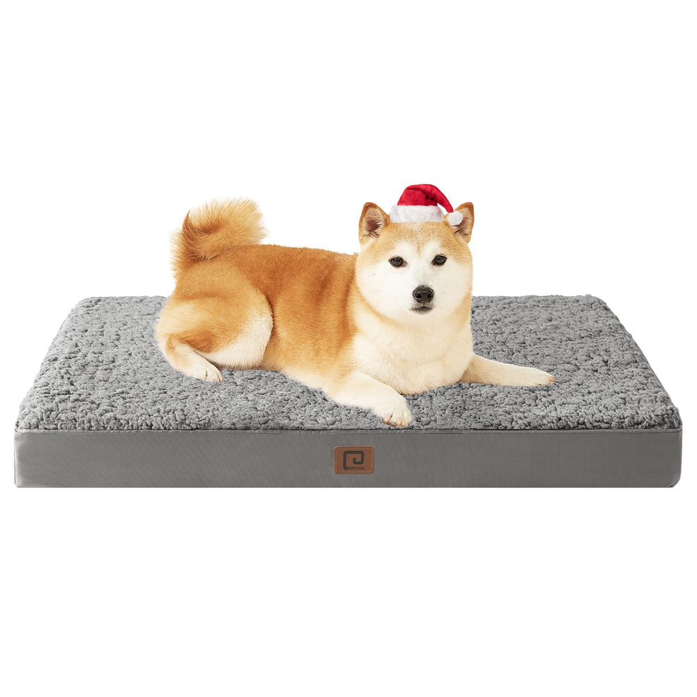 EHEYCIGA orthopedic dog bed large 36x27 with egg-crate foam for joint support