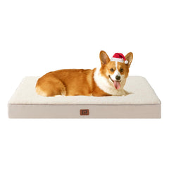 EHEYCIGA orthopedic dog bed large camel 35x23 offers roomy, supportive comfort for large dogs