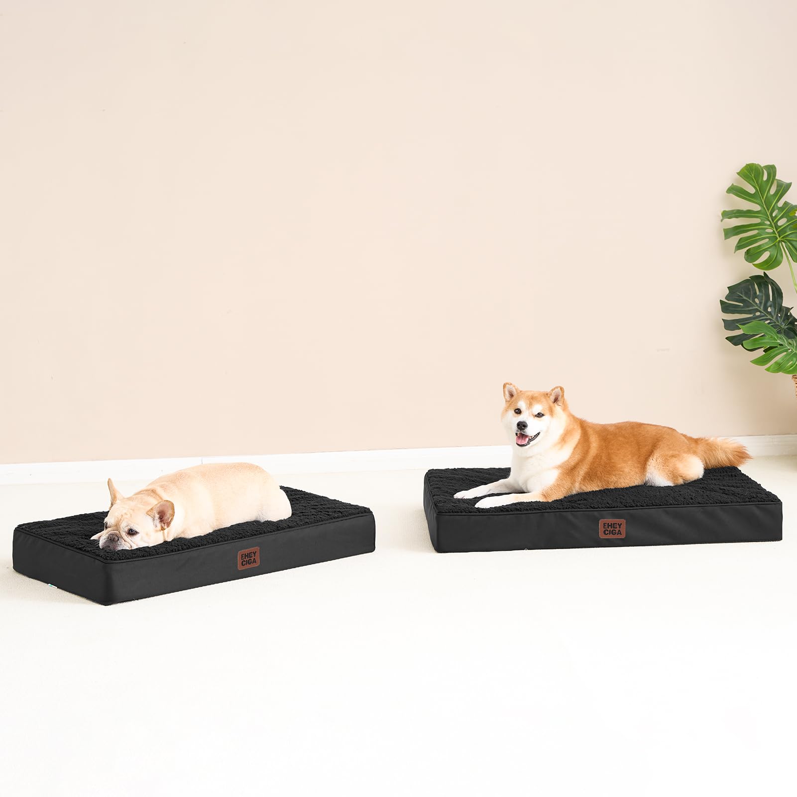 EHEYCIGA orthopedic-dog-bed large foam-density 3.5in detail