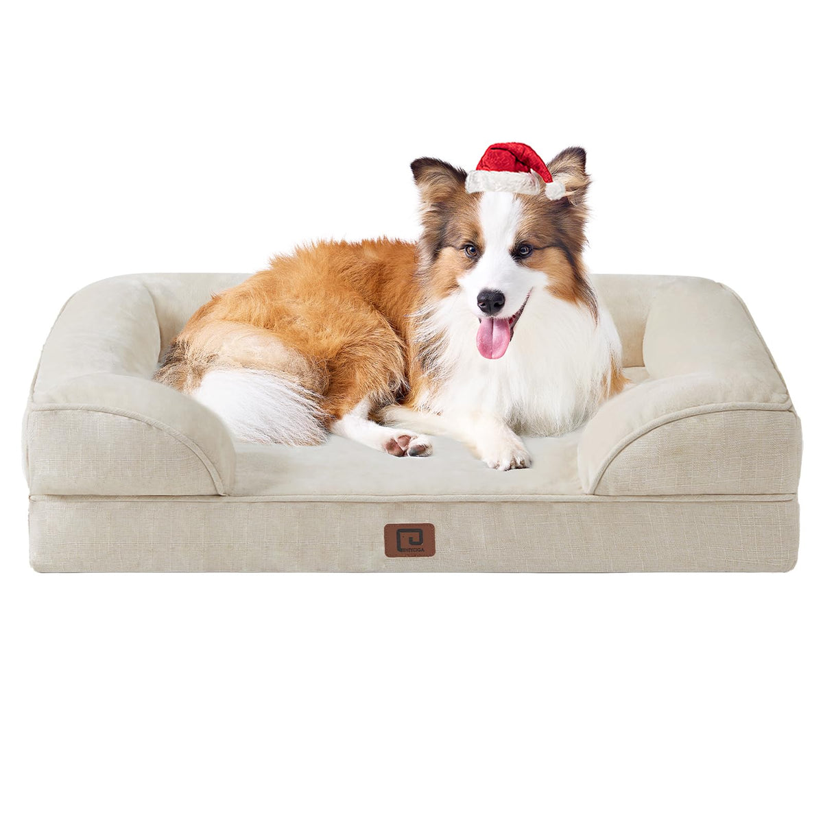 EHEYCIGA orthopedic dog bed large front view for joint comfort