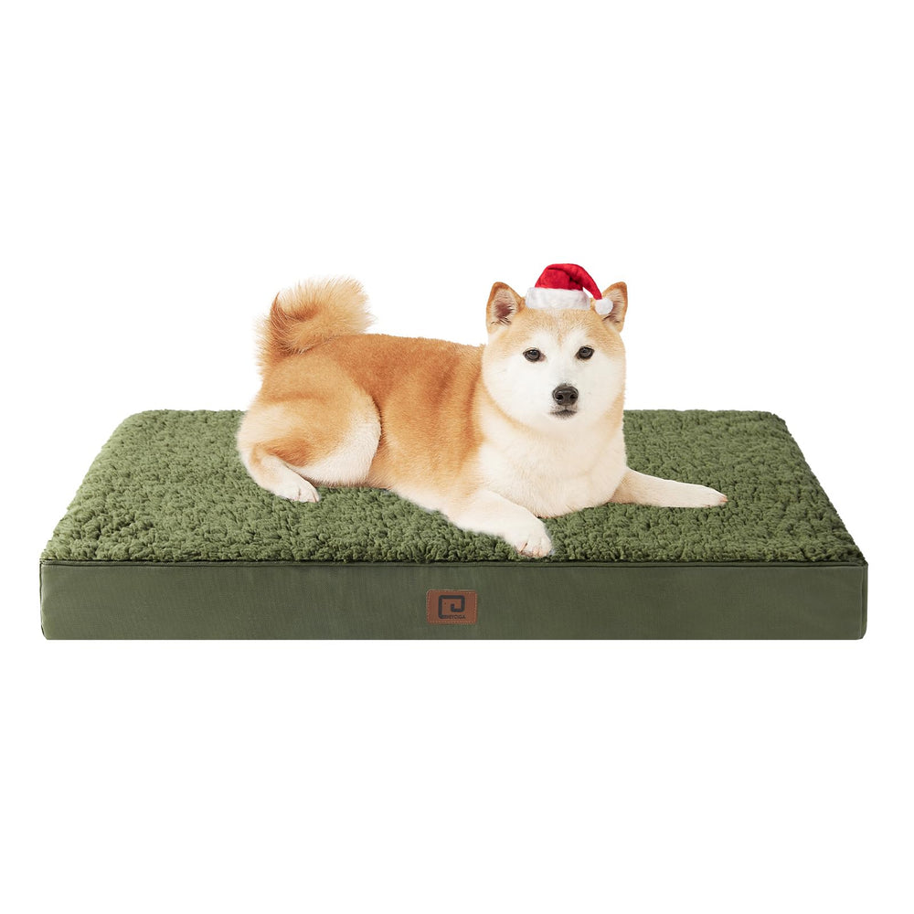 EHEYCIGA orthopedic dog bed large with removable cover enables easy cleaning.