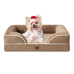 EHEYCIGA orthopedic dog bed with memory foam for small dogs provides balanced joint support.