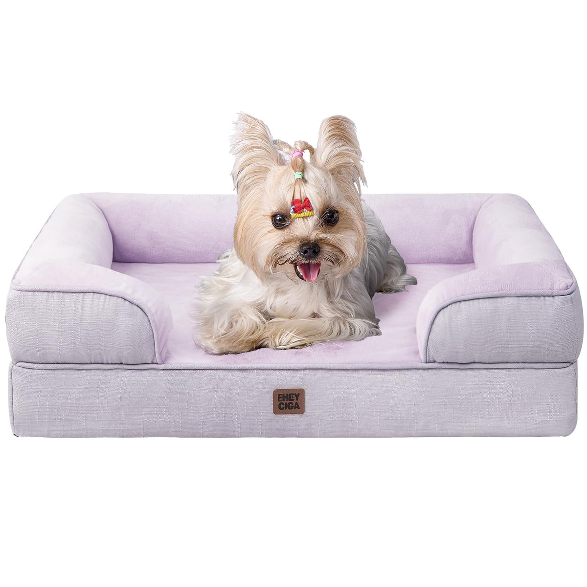 EHEYCIGA orthopedic dog bed memory-foam small offers even joint-supporting comfort.