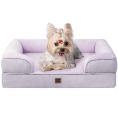 EHEYCIGA orthopedic dog bed memory-foam small offers even joint-supporting comfort.