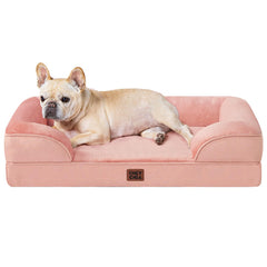 EHEYCIGA Orthopedic Dog Bed memory foam close-up shows even support and pressure relief.