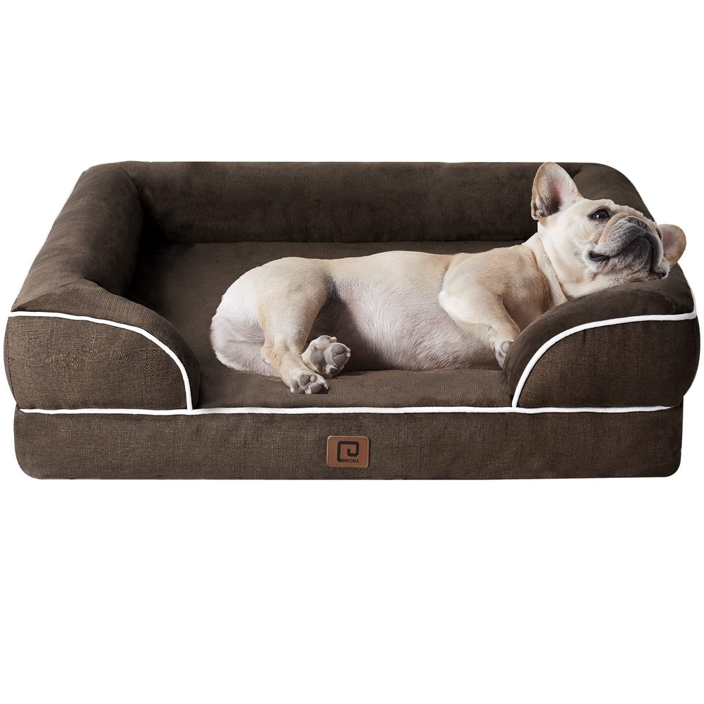 EHEYCIGA orthopedic dog bed with memory foam for joint support.