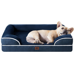 EHEYCIGA orthopedic dog bed memory foam close-up for joint support.