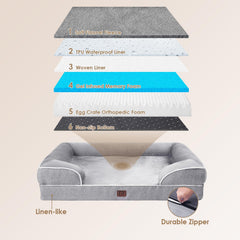 EHEYCIGA bed waterproof cover close-up showing dry surface protection.