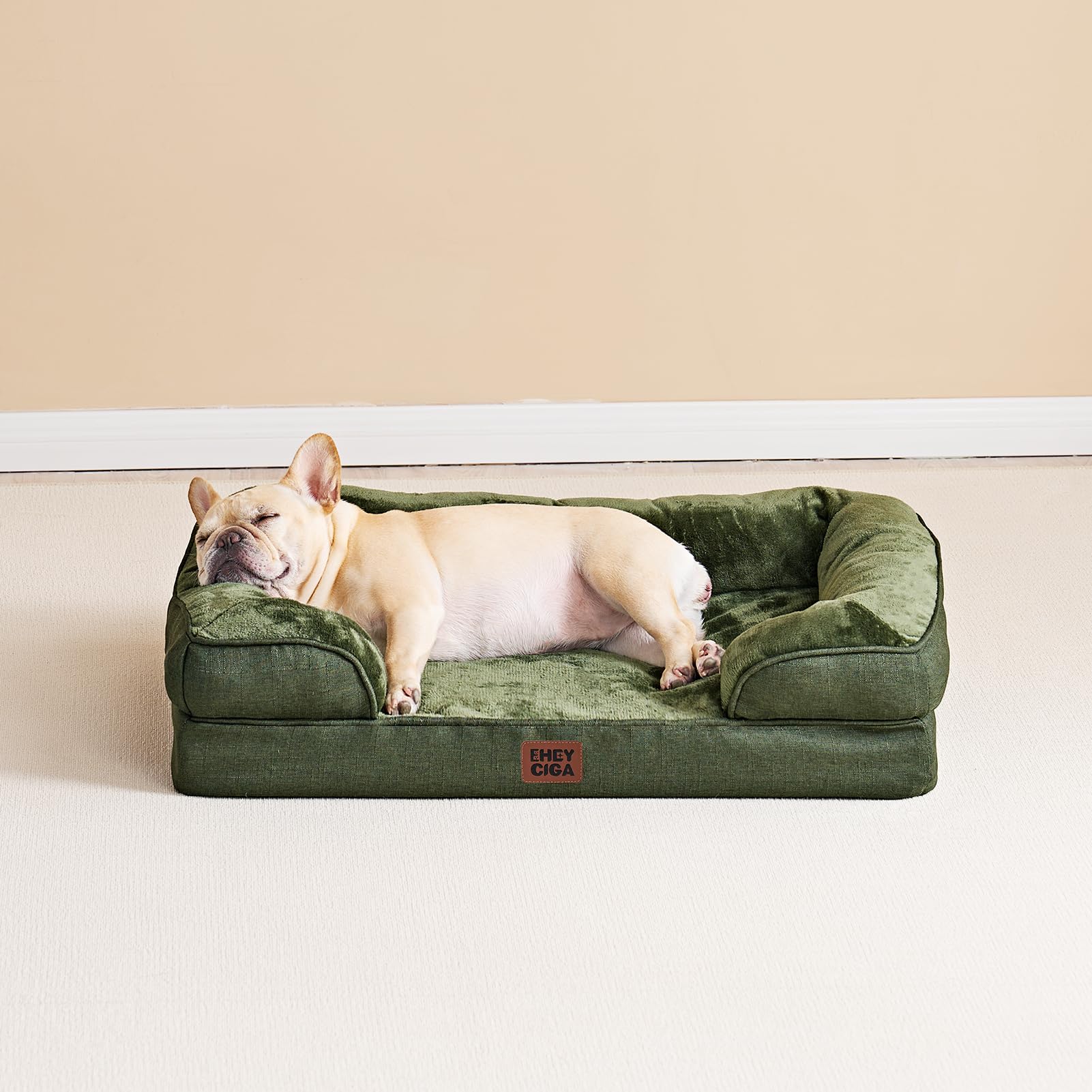 EHEYCIGA orthopedic dog bed XL non-slip bottom keeps it in place