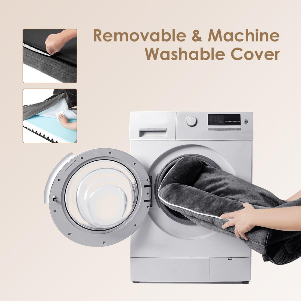 EHEYCIGA removable cover is machine washable for easy cleaning