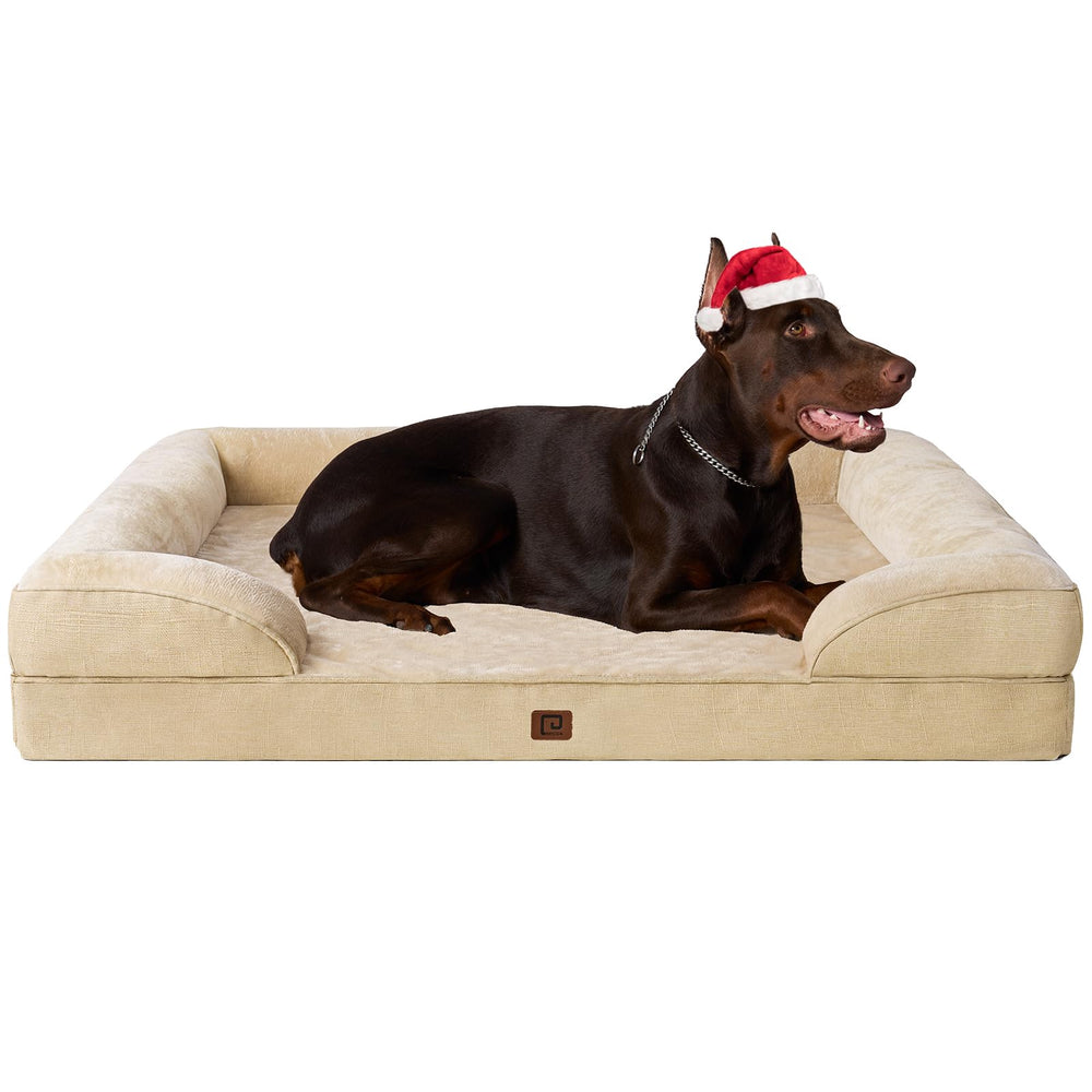 EHEYCIGA orthopedic dog bed XXL with memory foam for joint relief.