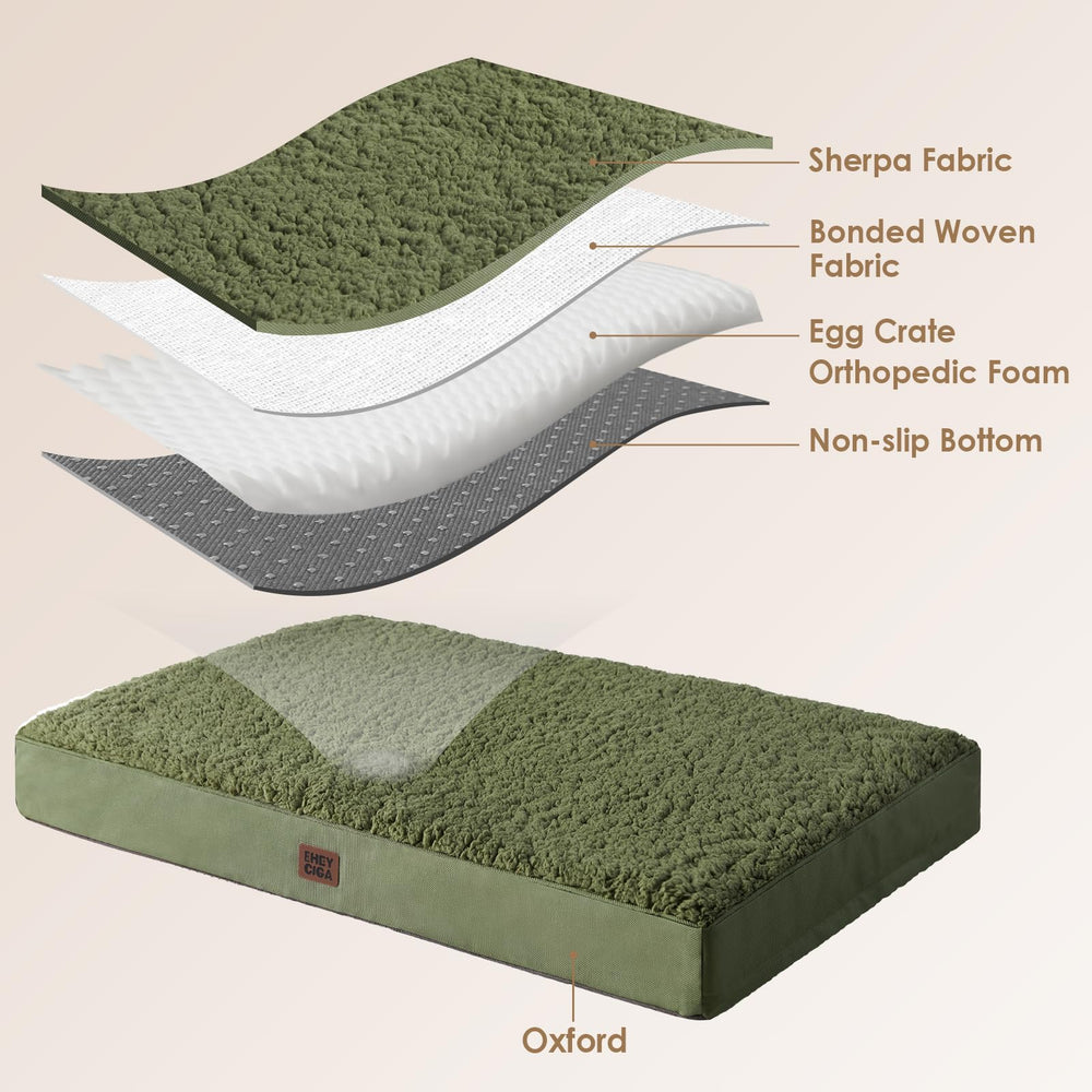 EHEYCIGA orthopedic foam core emphasizes high-density support for daily rest.